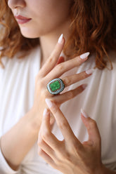 Agate  Bague